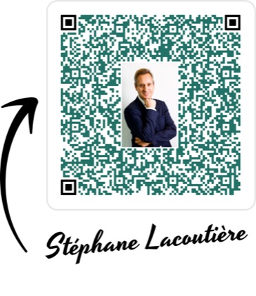 QR code LinkedIn de Stéphane Lacoutière